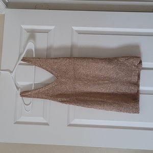 Pink gold Top Barlll NEW no tags, never used